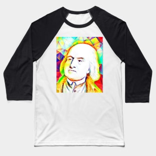 Jeremy Bentham Colourful Portrait | Jeremy Bentham Artwork 11 Baseball T-Shirt